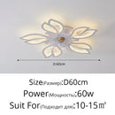 GobekUsa Dimmable Ceiling Fan Lights with Remote Control for Living Children's Bedroom Dining Room