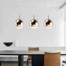 GobekUsa Glass Ball Pendant Lights - Modern Electroplated Hanging Lamp Fixture