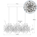 GobekUsa LED Chandelier: Modern Simplicity for Living, Dining Room, Kitchen, Bedroom - Home Decor Light Fixture