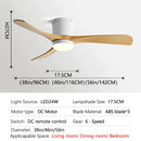 GobekUsa 46In LED Ceiling Fan Light with Control for Household Bedrooms