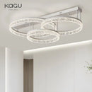 GobekUsa LED Ring Chandelier with Remote Control - Modern Ceiling Lamp for Home Décor