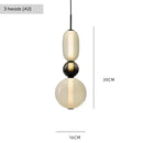 Nordic Colored Glass Pendant Light