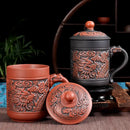 GobekUsa Dragon Phoenix Thermo Coffee Travel Mug Gift