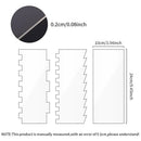 GobekUsa Cake Cream Scrapers: Saw Tooth Smoother Contour Pastry Dessert Baking Tools