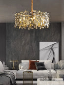 GobekUsa Crystal Chandelier: Modern Bedroom Lighting Fixture for Home Decoration