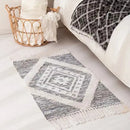 GobekUsa Bohemian Tassel Rug - Retro Hand Woven Carpet for Home Decor