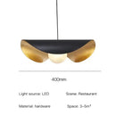 GobekUsa Lederam Manta Pendant - Industrial Retro Style White/Black Ceiling Lamp