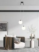 GobekUsa Glass Ball LED Pendant Chandelier for Dining and Bedroom