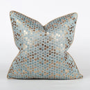 GobekUsa Jacquard High-end Cushion Cover 45x45cm Black Gold Decorative Pillowcase