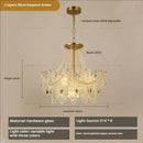 GobekUsa Crystal Chandelier Light: French Modern Luxury for Living Room, Dining Room, Bedroom