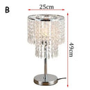 GobekUsa Crystal Table Lamps: Modern Warm Living Room Study Desk Decor Fixtures