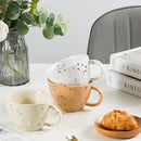 GobekUsa Creative Ceramic Espresso Coffee Cup Set for Couples