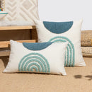 GobekUsa Half Circle Loop Tufted Cushion Cover Embroidered Pillow Covers for Living Room