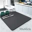 GobekUsa Coffee Mat: Absorbent Dish Drying Mat for Kitchen Counter, Bar, Coffee Machine