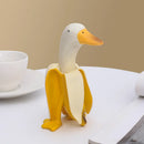 GobekUsa Abstract Banana Duck Sculpture Decorative Figurine for Home Decoration