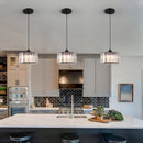 GobekUsa Glass LED Chandelier Ceiling Light Modern Living Dining Room Fixture