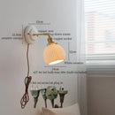 GobekUsa Ceramic LED Wall Lamps - Minimalist Modern Nordic Design for Living Room, Bedroom, Mirror