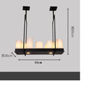 GobekUsa Glass LED Chandelier - Stylish Lighting for Home Decor & Dining Room