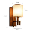 GobekUsa Chinese Style Cloth Wall Lamp for Bedroom, Corridor, Stair, Aisle, Porch, Restaurant