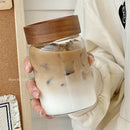 GobekUsa Glass Tea Cup with Lid: High Temp Resistant & Sealed Coffee Cup
