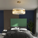 GobekUsa Golden Crystal Chandelier LED Pendant Light - Luxury Modern Glass Lighting