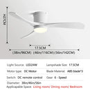 GobekUsa 46In LED Ceiling Fan Light with Control for Household Bedrooms