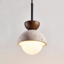 GobekUsa Yellow Travertine LED Pendant Lights for Kitchen Island Bedroom Dining Table