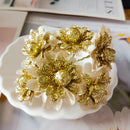 GobekUsa Green Plant & Berry Stamen Bundle for DIY Christmas & Wedding Decor