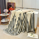GobekUsa Double Layer Lamb Fleece Blanket: Soft & Warm for Office, Bedroom, Sofa.