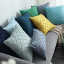 GobekUsa Embroidered Lattice Cushion Cover Pleat - 45X45CM