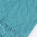 GobekUsa Knitted Woolen Blanket - Cozy Home Accent and Travel Essential