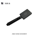GobekUsa Black Shower Slider Adjustable Rail Set 3 Functions Simple Style 1.5M Hose