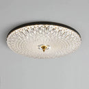 GobekUsa Glass Round Ceiling Lamp: Simple Luxury for Bedrooms