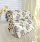 GobekUsa Breathable Double Gauze Queen Quilt with Soya Fibre Filling