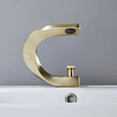 GobekUsa Basin Faucet Brushed Gold Mixer Tap Hot Cold Sink Faucet Chrome Black New