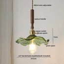 GobekUsa Copper Ceramic LED Pendant Light with Knob Switch - 4w Bulb & Lamparas Colgante