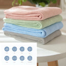 GobekUsa Bamboo Baby Blankets - Summer Cooling & Absorbent, Perfect for Newborns, Swaddle, Stroller, Bed, Quilt & Receiving Blankets