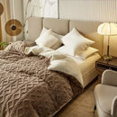 GobekUsa Cozy Cashmere Blanket Duvet Cover - Soft Warm Fleece Quilt Cover for Beds