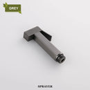 GobekUsa Bidet Faucet Shower Mixer: Cold Hot Water Tap, Brass, Square Sprayer Head