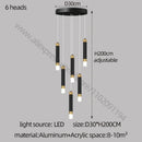 GobekUsa LED Chandelier: Modern Nordic Acrylic Luxury Lighting for Home Decor