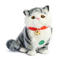 GobekUsa Cat Dog Plush Ornaments Dolls for Home Decor & TV, Realistic Pet Figurines
