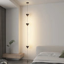 GobekUsa Black LED Pendant Chandeliers for Modern Nordic Home Decor