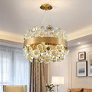 GobekUsa Crystal Pendant Chandelier for Kitchen Living Room Restaurant Island