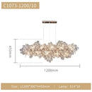 GobekUsa LED Ceiling Chandelier Nordic Luxury Design for Living Dining Bedroom Lighting