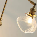 GobekUsa Brass Swing Arm LED Wall Light Fixture with Rotatable Arms & Pull Chain Switch