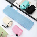 GobekUsa Cotton Linen Cutlery Case Drawstring Bag for Travel and Home Dining