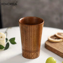 GobekUsa Handmade Natural Wooden Tea Cups - Set of 2 | Japan Style Cups for Tea, Coffee, Beer, Milk, Water