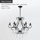 GobekUsa Iron Crystal Chandelier: Modern Industrial Luxury for Home Lighting