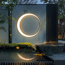 GobekUsa LED Outdoor Moon Wall Lamp Waterproof Modern Minimalist Sconce for Courtyard Balcony
