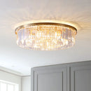 Nordic Crystal Pendant Light in Black or Gold